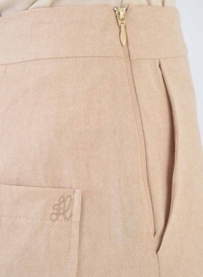 Shorts Algod�o Cru Flor de Lis - Foto 3