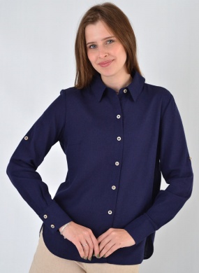 Camisa Longa Marinho Alpelo - Foto 1