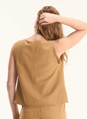 Conjunto Bege Linho Relica Cant�o  - Foto 5
