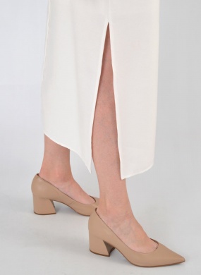 Vestido Viscose Off White Tubo Loderro - Foto 3
