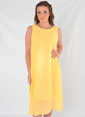Vestido Amarelo Declari - Foto 4