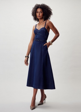Vestido Jeans de Al�a Flor de Lis - Foto 1