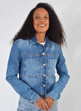 Jaqueta Jeans B�sica Be Free - Foto 1