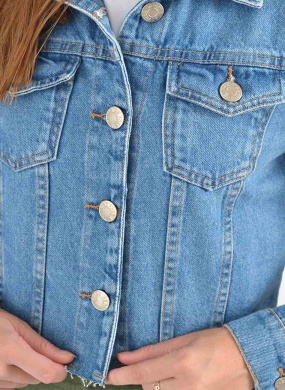 Jaqueta Jeans Cropped Be Free - Foto 2