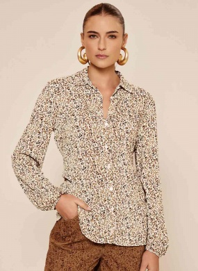 Camisa Alongada Estampada Lez a Lez - Foto 1