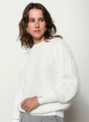 Blusa Algod�o em Ponto Pipoca Biamar - Foto 1