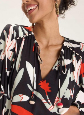 Vestido Curto Estampa Euforia Cant�o - Foto 3