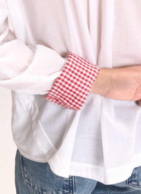 Camisa Voil Bordado Del�rio Cant�o - Foto 5