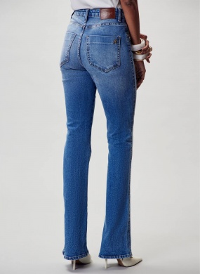 Cal�a Agata Bootcut Flor de Lis - Foto 2