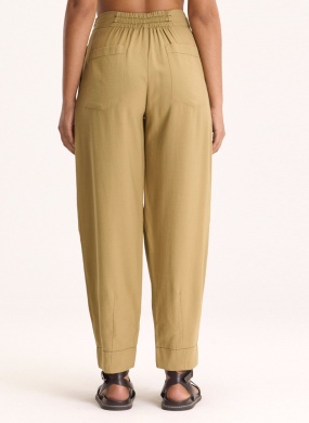 Cal�a Caqui Barrel Viscose Sarjada Cant�o - Foto 2