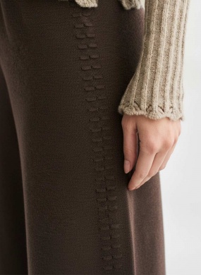 Cal�a Tricot Haes Marrom - Foto 2