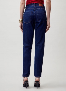 Cal�a Jeans Rubi Cigarrete Flor de Lis - Foto 2