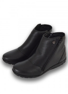 Bota Preta Pelica Cano Curto 5� Espa�o - Foto 1