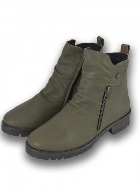 Bota Pelica Militar Cano Curto Z�per Lateral - Foto 4