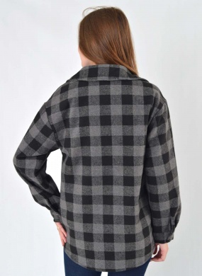 Camisa Oversized Flenelado Xadrez Gatos e Atos  - Foto 4