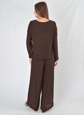 Conjunto Caf� Crepe Declari - Foto 3