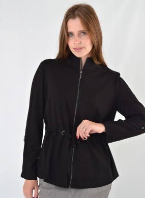 Jaqueta Parka Alongada Preto Tribeca - Foto 1
