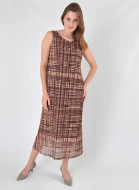 Vestido Tule Estampado Del Amo  - Foto 1