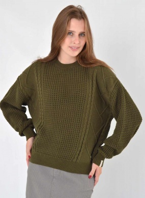 Blusa em Algod�o Oliva Tricot Biamar - Foto 1