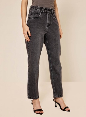 Cal�a Mom De Cintura Alta Jeans Lez a Lez - Foto 2