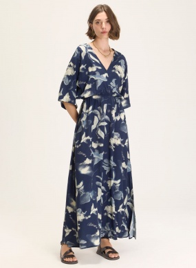 Vestido Estampa Surreal Cant�o - Foto 1