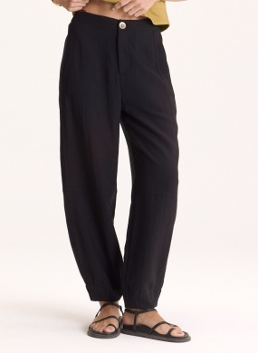 Cal�a Barrel Viscose Epifania Preto - Foto 1