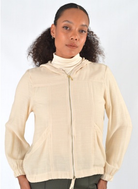 Jaqueta Crepe de Viscose Perola Declari - Foto 1