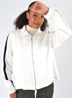 Jaqueta Off White Viscolinho Declari - Foto 1
