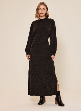 Vestido Ch� Em Malha Tric� Lez a Lez - Foto 1