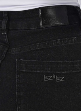 Cal�a Reta De Cintura Alta Com Bolsos Lez a Lez - Foto 4