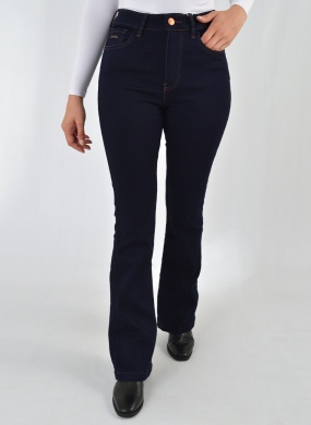 Cal�a Jeans Boot Cut De Cintura Alta Lez a Lez - Foto 1