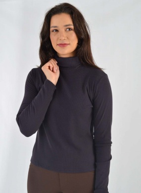 Blusa T�rmica Gola Rol� Marinho Susan Zheng  - Foto 1