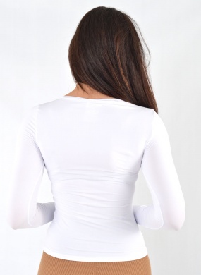 Blusa Segunda Pele Thermo Skin UpMan Branco - Foto 3