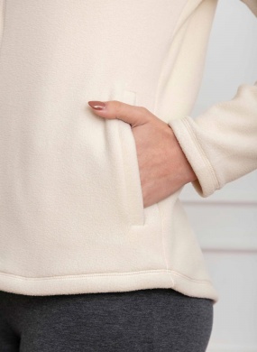 Jaqueta UpThermo Fleece Creme - Foto 4