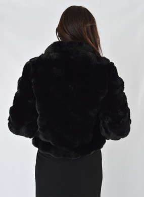 Casaco de Pele Sint�tica Bubbles Diamante Alpelo - Foto 7