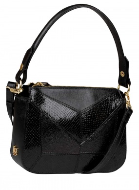 Bolsa Pequena Mosaico em Couro Linea Bella - Foto 2