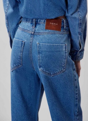 Cal�a Jeans Agata Wide Flor de Lis - Foto 3