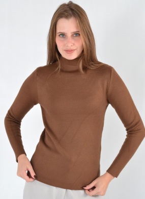 Blusa Fio de Cachemir Pelucia Por Dentro Capuccino Susan Zheng  - Foto 1