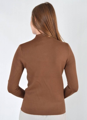Blusa Fio de Cachemir Pelucia Por Dentro Capuccino Susan Zheng  - Foto 3