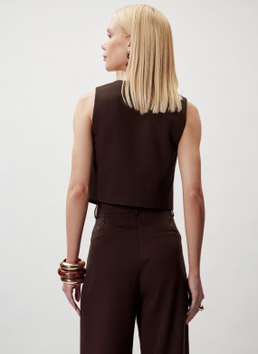 Conjunto Alfaiataria Marrom Flor de Lis - Foto 4