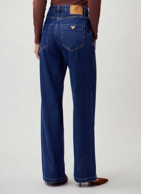Cal�a Jeans Turmalina Wide Leg Flor de Lis - Foto 2