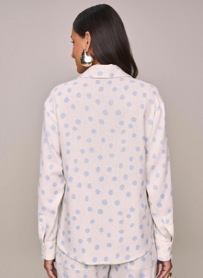 Camisa Poa Viscolinho Scalon - Foto 2