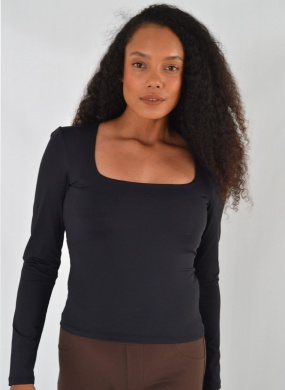 Blusa Justa Preto Flor de Lis - Foto 2