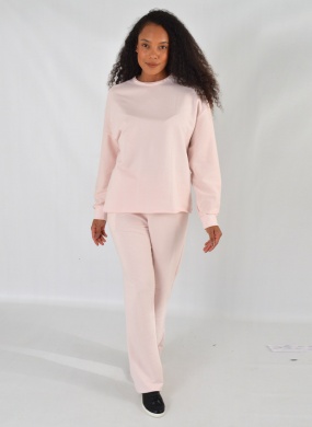 Conjunto Moletom Rosa Cant�o - Foto 2