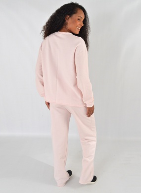 Conjunto Moletom Rosa Cant�o - Foto 4