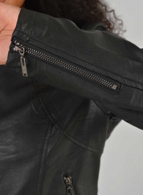 Jaqueta Preto PU Lez a Lez  - Foto 4