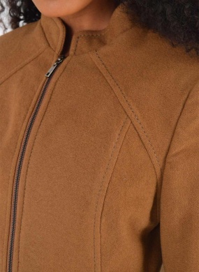 Casaco de L� Slim Z�epr Chocolate Malise - Foto 3