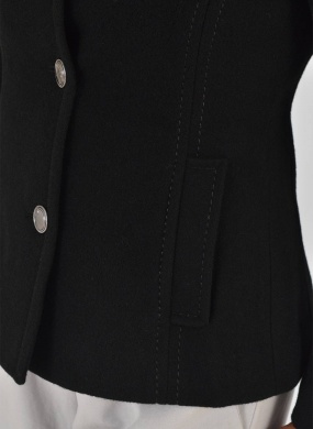 Casaco de L� Preto Velour Malise - Foto 3