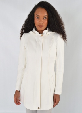 Casaco 7/8 Executive Off White Malise - Foto 1