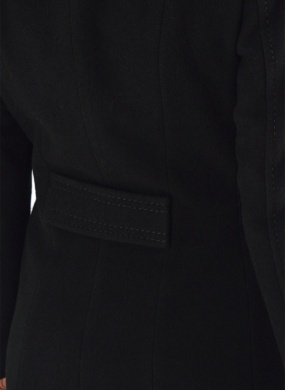 Casaco de L� 7/8 Velour Preto Malise - Foto 6